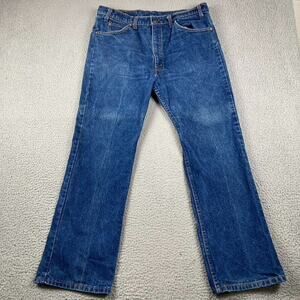 VTG Levi's 517 Boot Cut Jeans Men's 38x30 Measured 36x30 Medium Wash Made USA